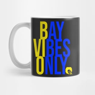 BAY VIBES ONLY - ROYAL & YELLOW Mug